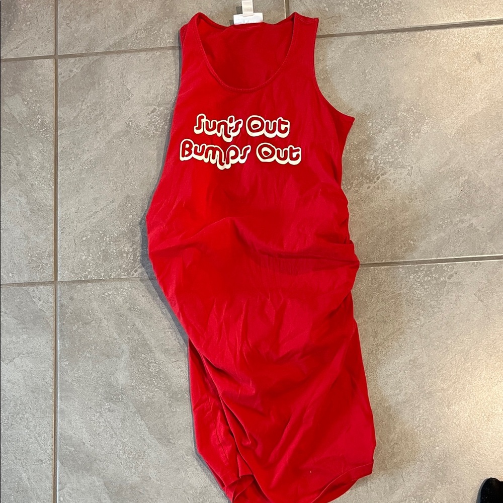 Motherhood Maternity Red Dress